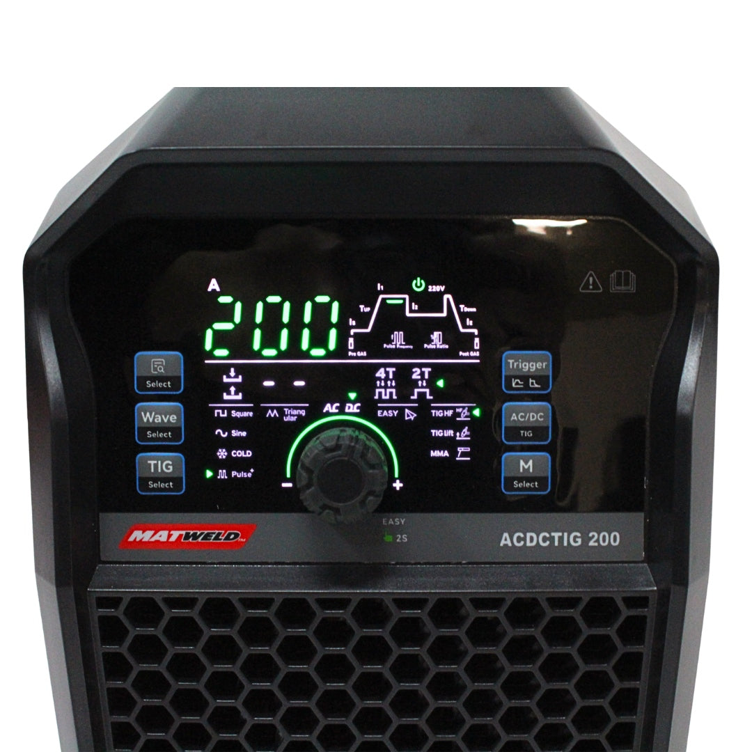 Matweld Welder TIG/MMA Inverter 200A AC/DC Digital – MAT9053D