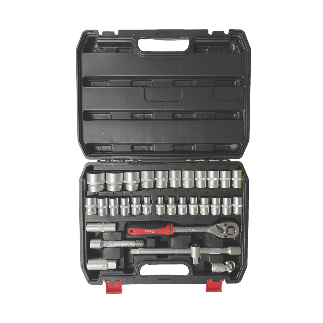 OMEGA Socket Tool Set – 32 Piece (1/2″ Drive)