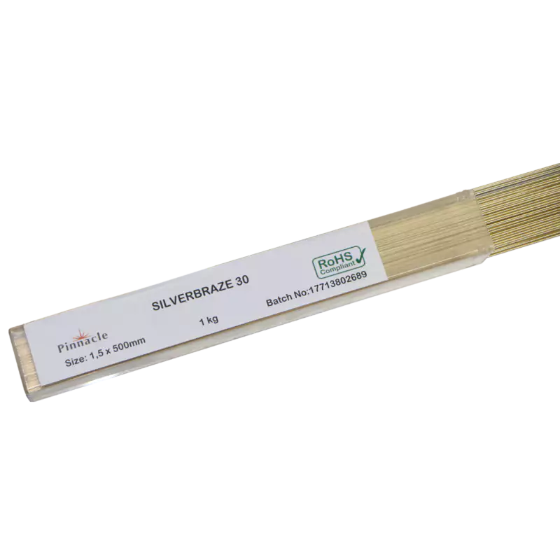 Silverbraze 30 BARE 1.5 x 500mm 1kg