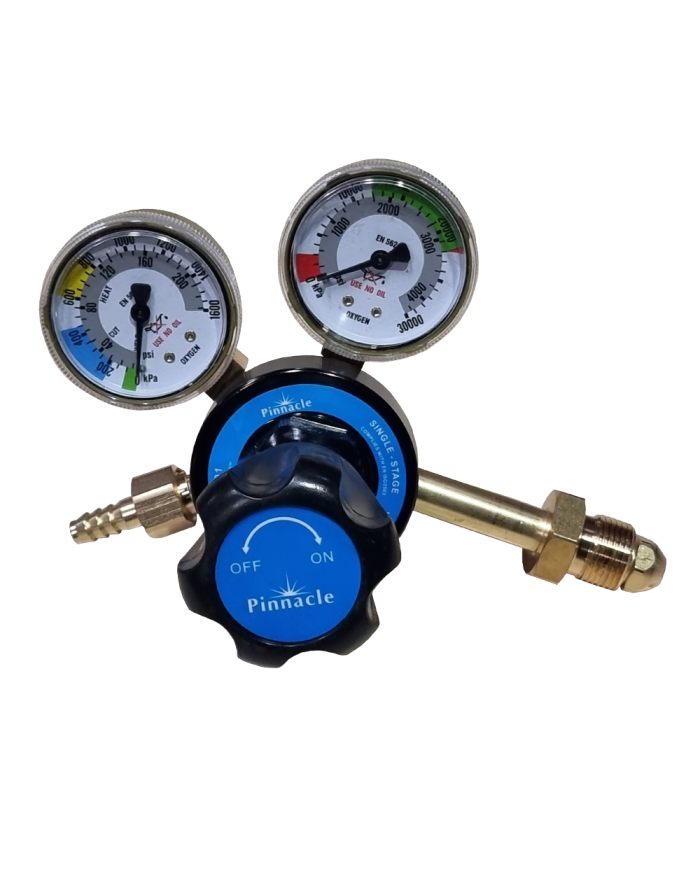 Single Stage Oxygen Regulator Brass Bonnet-EN2503