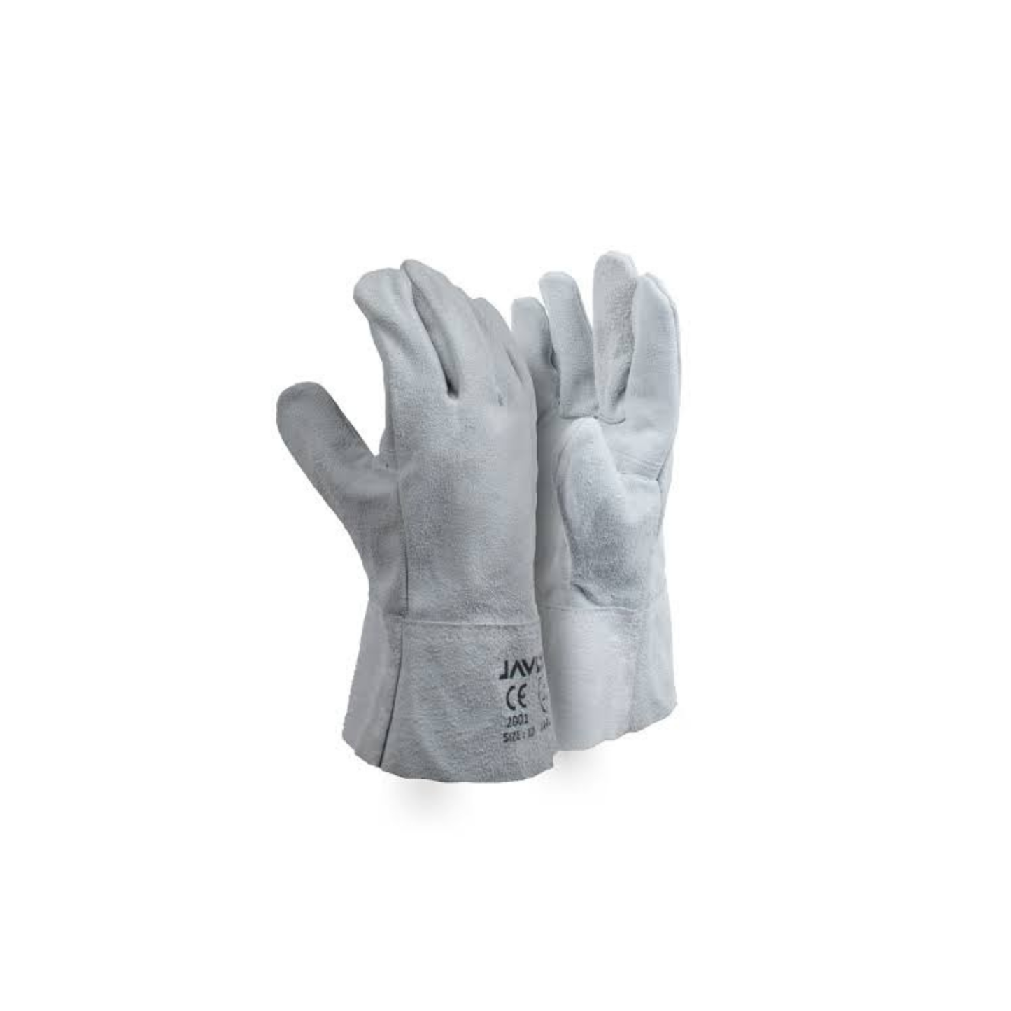 Leather Work Gloves – Grey Wrist Length