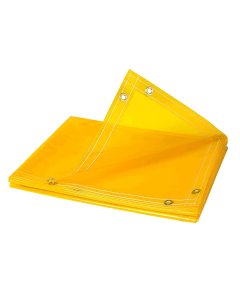 Welding Curtain (Yellow) with eye lids