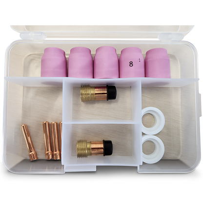 Parker Stubby Tig Gas Lens MKII Pro Kit