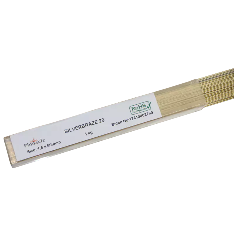Silverbraze 20 BARE 1.5kg x 500mm 1kg