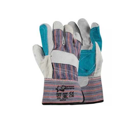 Double Leather Palm Safety Gloves – Wrist Length