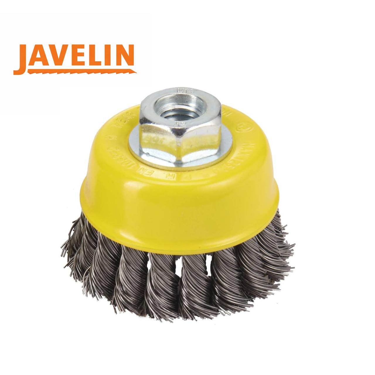 Javac Wire Cup Brush – Knotted Steel