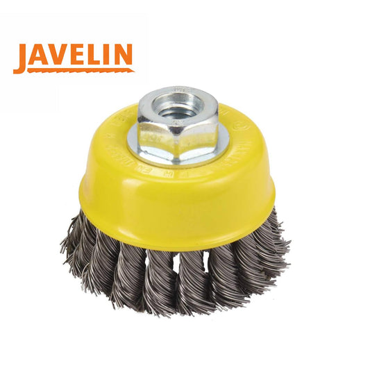 Javac Wire Cup Brush – Knotted Steel