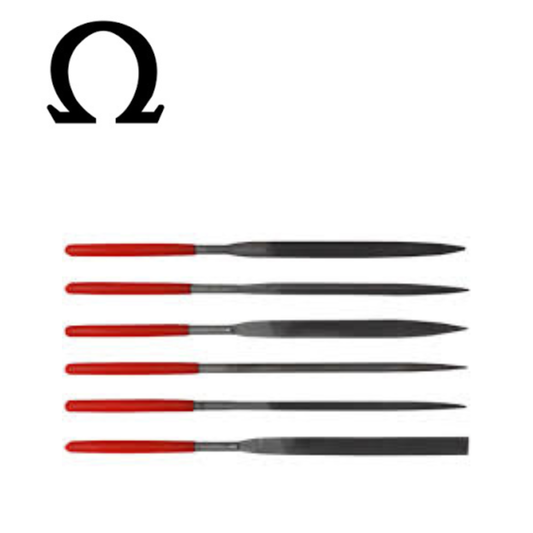 OM Needle File Set – 6 Piece with Handle