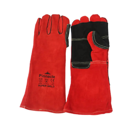 SUPERWELD Red welding gloves