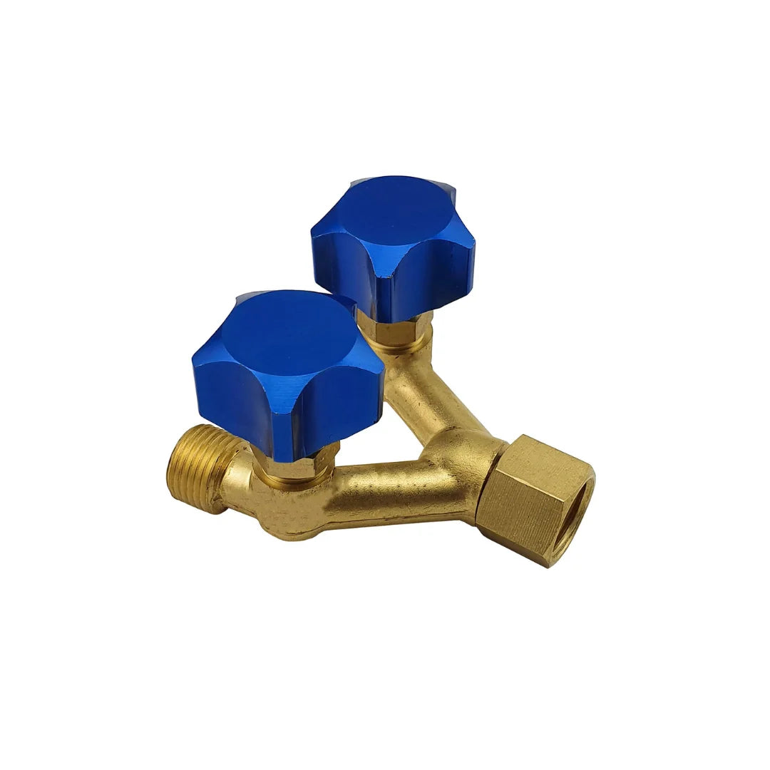 Y piece with valve Oxygen/Argon