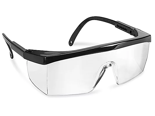 Front view image of Clear Safety Glasses