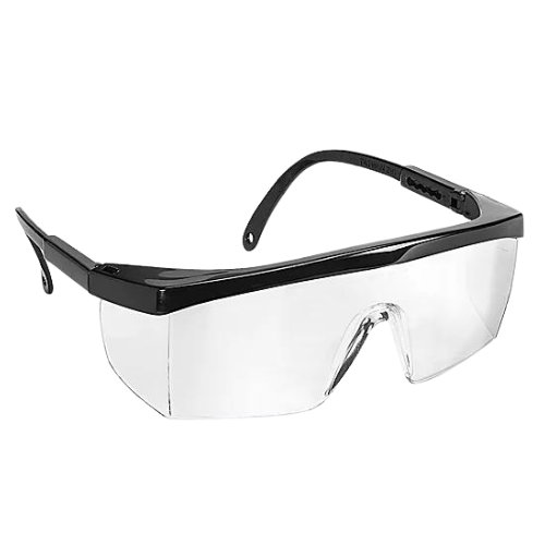 Front view image of Clear Safety Glasses